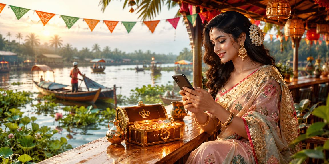 বরিশালে শাড়ি পরিহিত মডেলের সাথে দায়িত্বশীল ক্রিকেট বেটিং