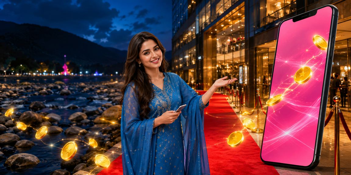 সিলেটে সালোয়ার কামিজ পরিহিত মডেলের সাথে মোবাইল পেমেন্ট লগইন